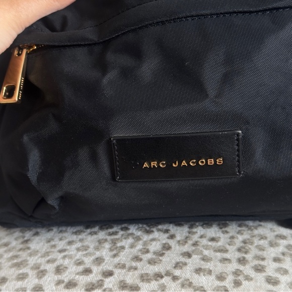 Marc Jacobs Bag Womens Black Varsity Backpack Nylon Book Travel Small Medium - Picture 4 of 7